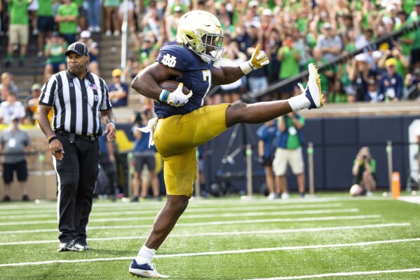 Notre dame on sale football game